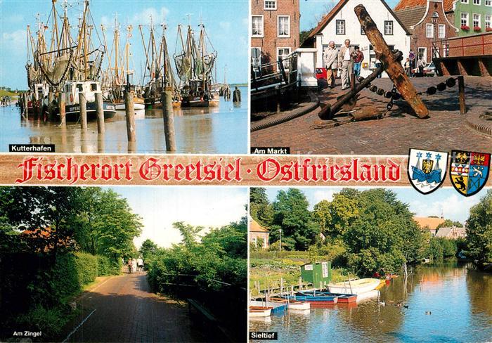 Greetsiel Kutterhafen Markt Anker Am Zingel Sieltief Erholungsort Nordseekueste