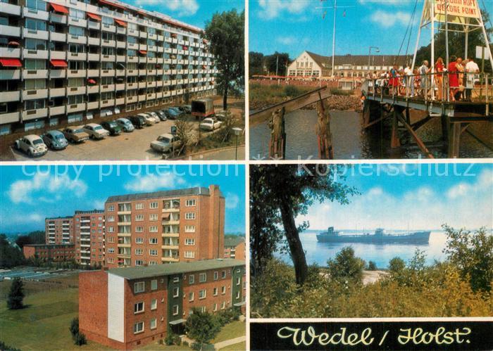 Wedel Pinneberg Wohnsiedlung Wohnblock Schulauer Faehrhaus Willkommhoeft Hochsee