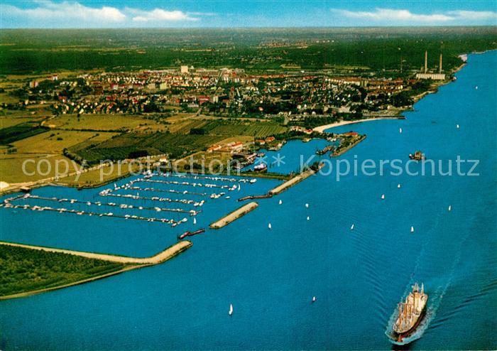 Wedel Pinneberg Hafen Fliegeraufnahme