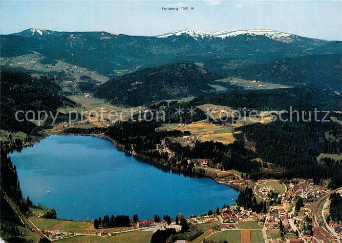 Titisee mit Blick zum Feldberg Fliegeraufnahme
