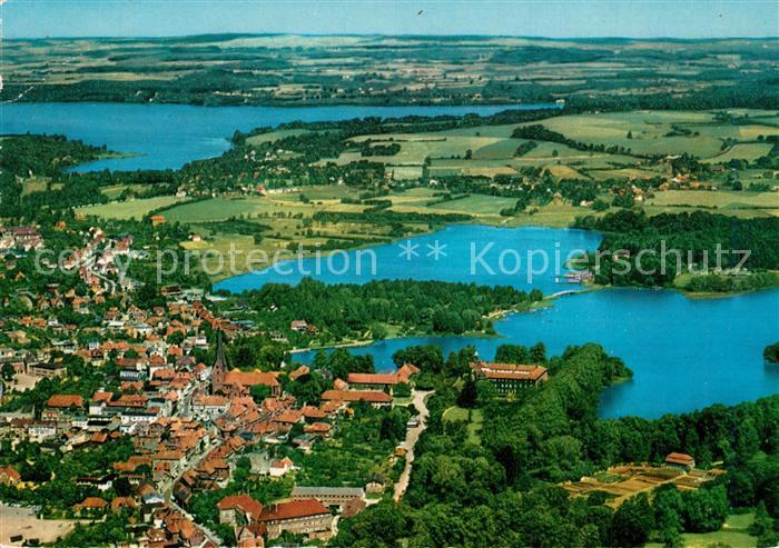 Eutin Seenlandschaft Holsteinische Schweiz Fliegeraufnahme