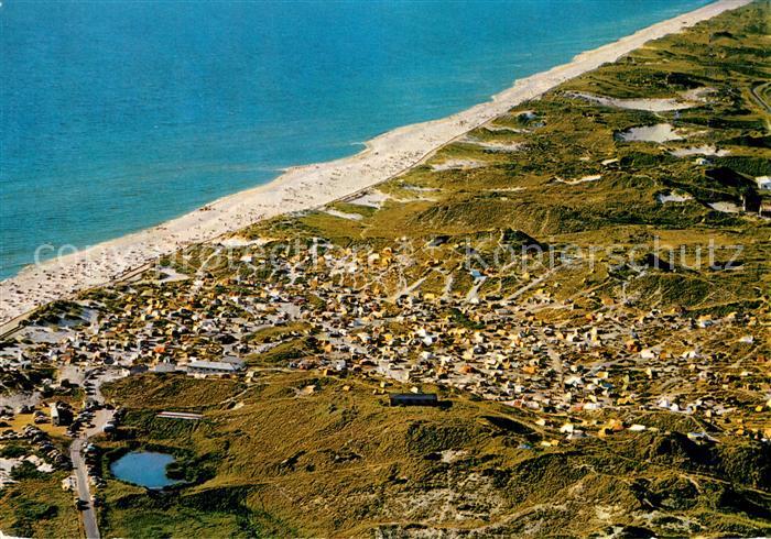 Hoernum Sylt Zeltplatz Fliegeraufnahme