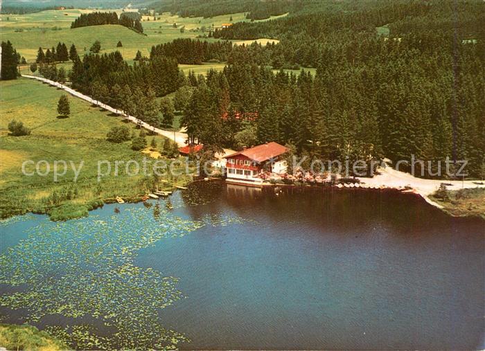 Aitrang Seegaststaette Moorbad Fliegeraufnahme