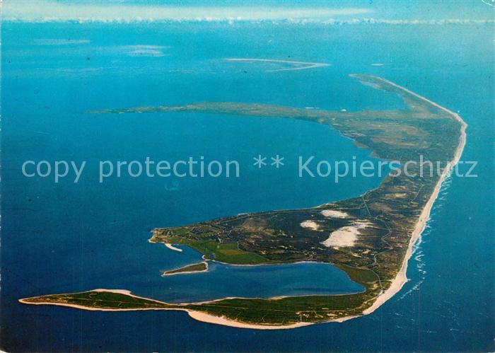 Insel Sylt von Norden gesehen Fliegeraufnahme