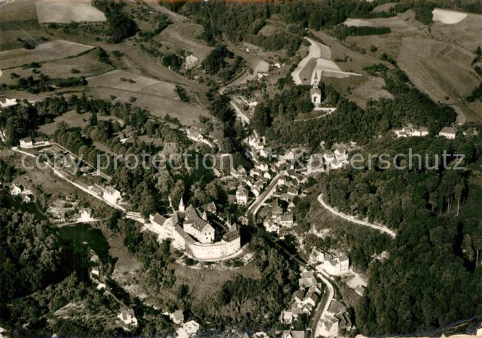 Schoenberg Bensheim Knappschafts-Vorsorgeheim Schloss Schoenberg Fliegeraufnahme