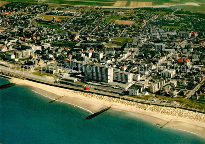 Westerland Sylt Nordseeheilbad Fliegeraufnahme
