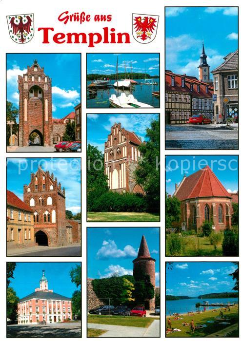 Templin Tore der Stadt Hafen Innenstadt Kirche Rathaus Stadtmauer Pulverturm Bad