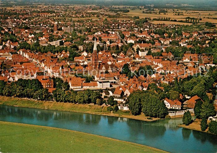 Nienburg Weser Fliegeraufnahme