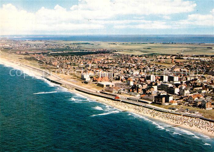 Westerland Sylt Nordseeheilbad Fliegeraufnahme
