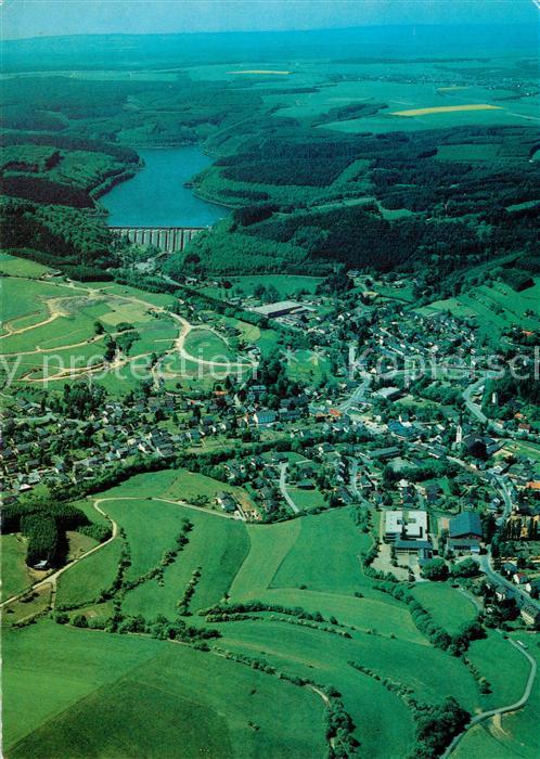 Hellenthal Eifel Olef Talsperre Fliegeraufnahme