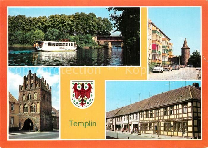 Templin OT Faehrkrug Eisenbahnbruecke Pulverturm Muehlentor Berliner Strasse