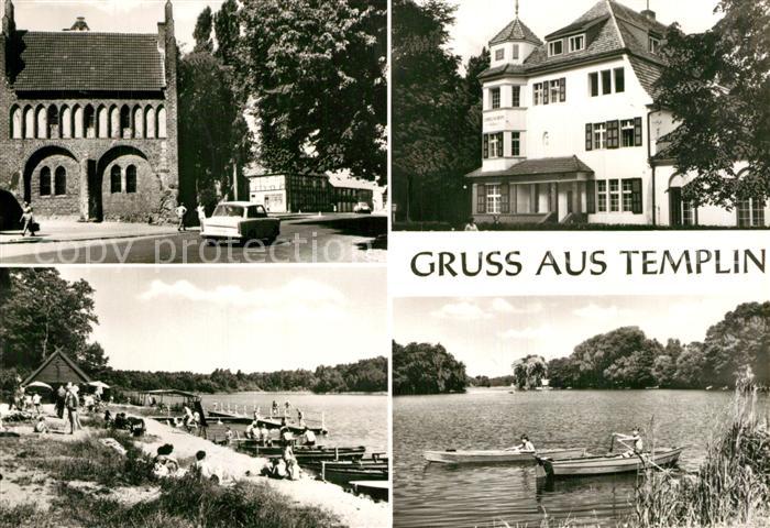 Templin Hauptstrasse Erholungsheim Aufbau Badestrand Templiner See