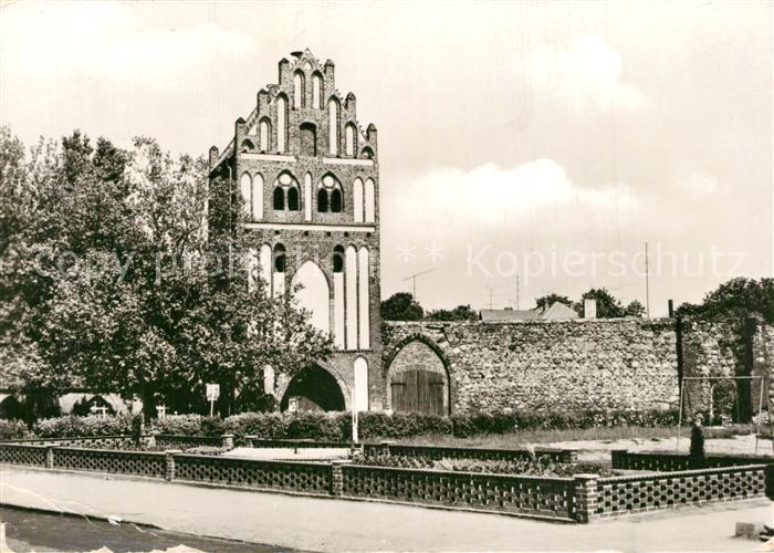 Templin Prenzlauer Tor Stadtmauer