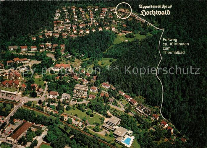 Bad Liebenzell Appartementhaus Hochwald Thermalbad Fliegeraufnahme