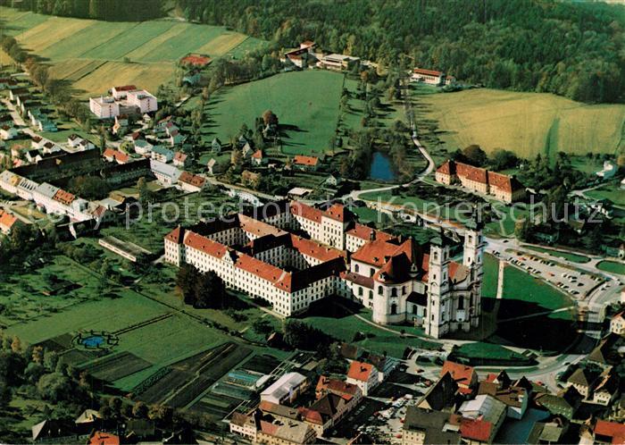 Ottobeuren Basilika Benediktinerabtei Kneippkurort Fliegeraufnahme