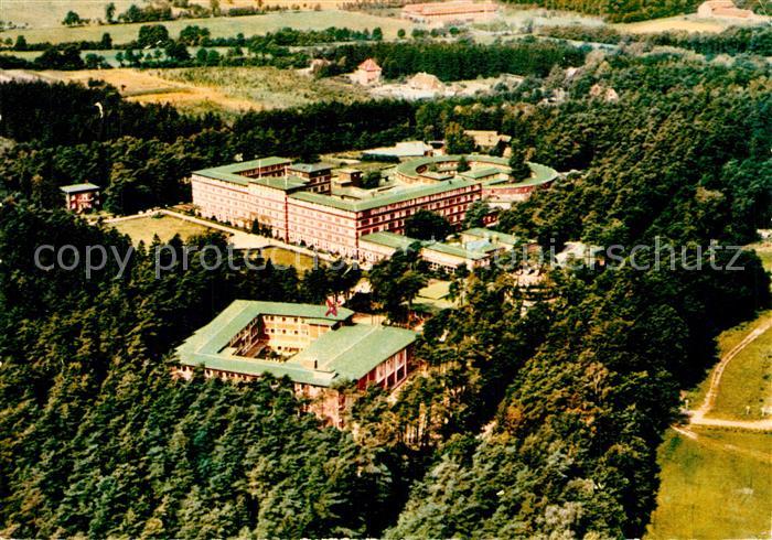 Bad Bramstedt Sol- und Moorbad Neues Kurhaus Fliegeraufnahme