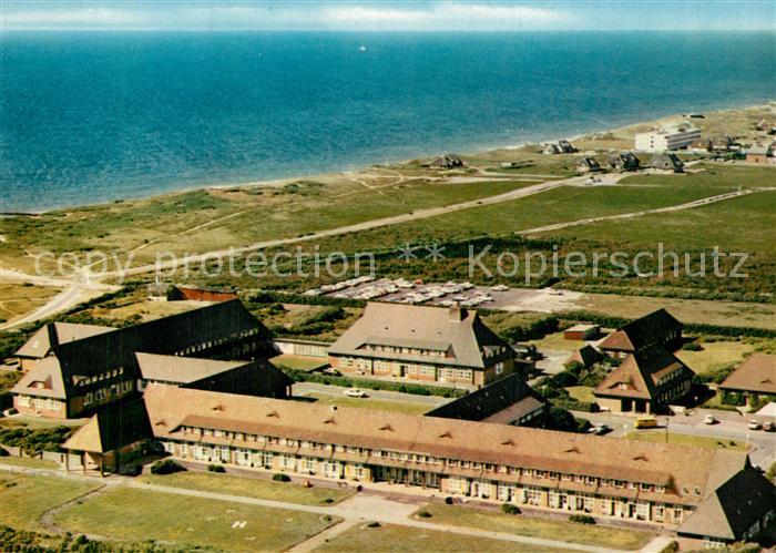 Westerland Sylt Nordseebad Nordseeklinik Fliegeraufnahme