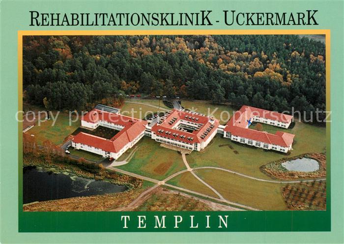 Templin Rehabilitationsklinik Uckermark Fliegeraufnahme