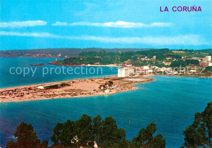 La Coruna Playa de Santa Cristina y Ria