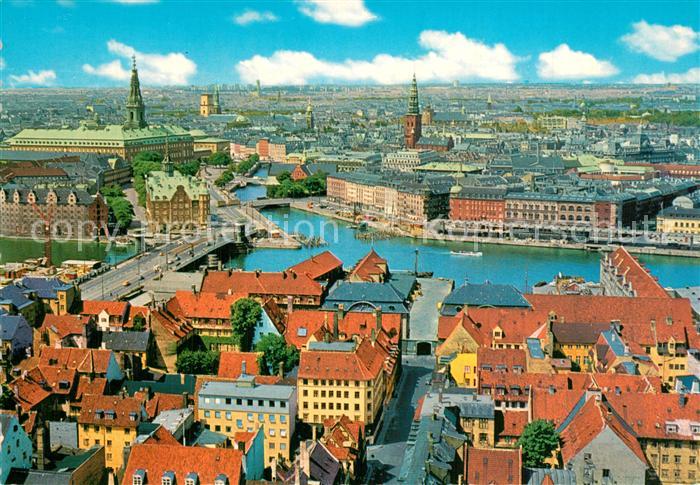 Kopenhagen Aussicht von der Kirche des Erloesers