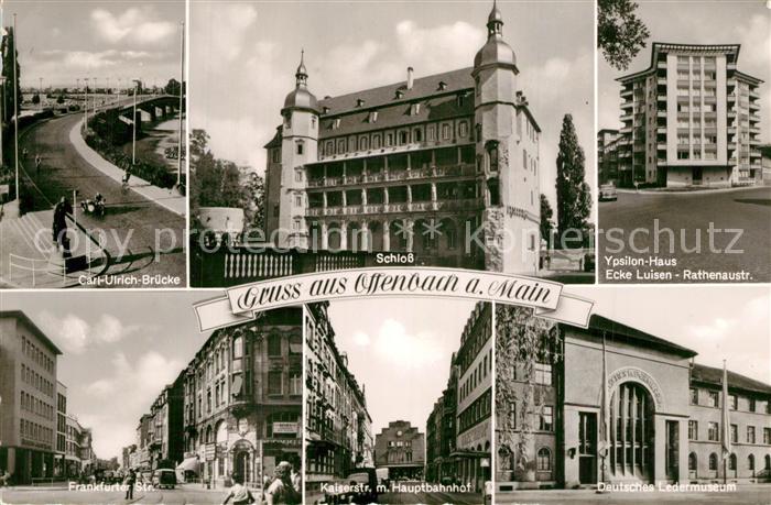 Offenbach Main Carl Ulrich Bruecke Schloss Ypsilonhaus Frankfurter Strasse Kaise