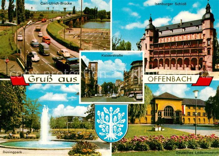 Offenbach Main Carl Ulrich Bruecke Kaiserstrasse Isenburger Schloss Buesingpark
