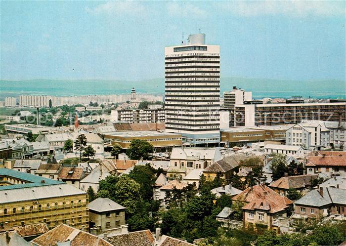 Veszprem Stadtpanorama Hochhaus
