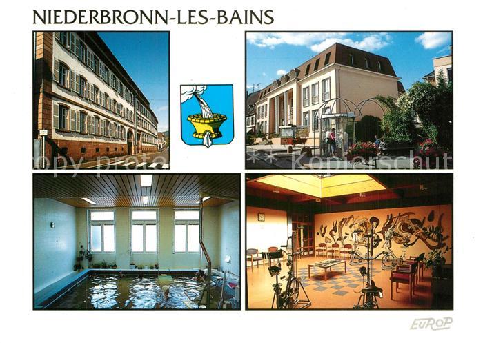 Niederbronn-les-Bains Strassenpartie Kurhaus Thermalbad