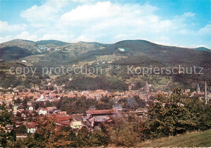 Munster Haut Rhin Elsass Vue Generale avec Haslach et Hohrodberg