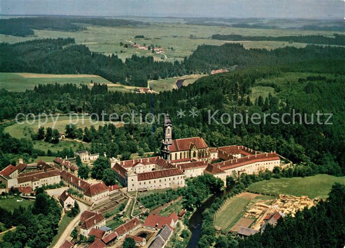 Zwettl-Niederoesterreich Zisterzienserstift 12. Jhdt. Fliegeraufnahme