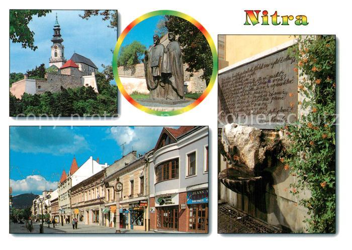 Nitra Hrad Susosie Cyrila a Metoda Stefanikova trieda Pitna fontana na Stefaniko