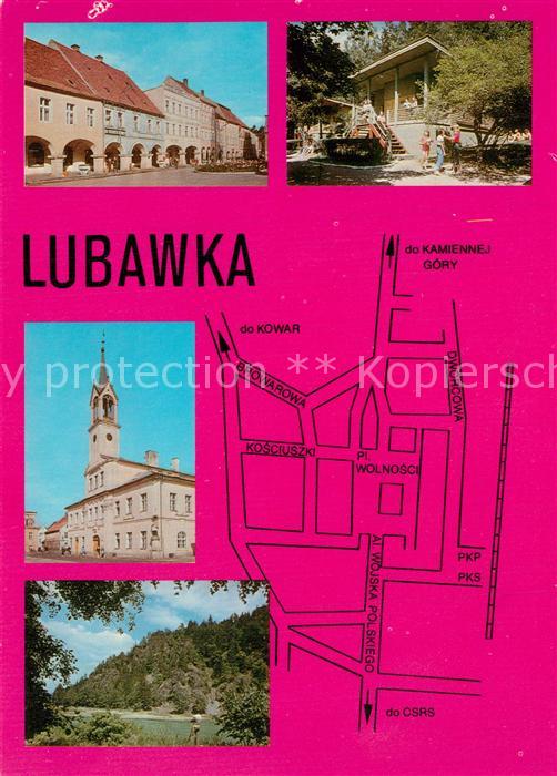 Lubawka Plac Wolnosci Osrodek kolonijny Ratusz Krucza Skala
