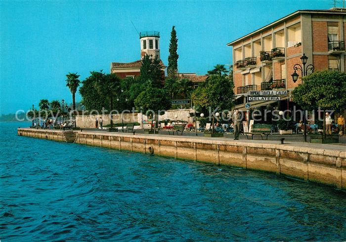 Lazise Lago di Garda Uferpromenade am Gardasee