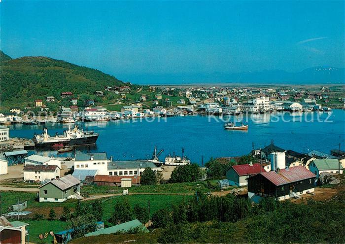Myre Vesteralen Panorama Hafen