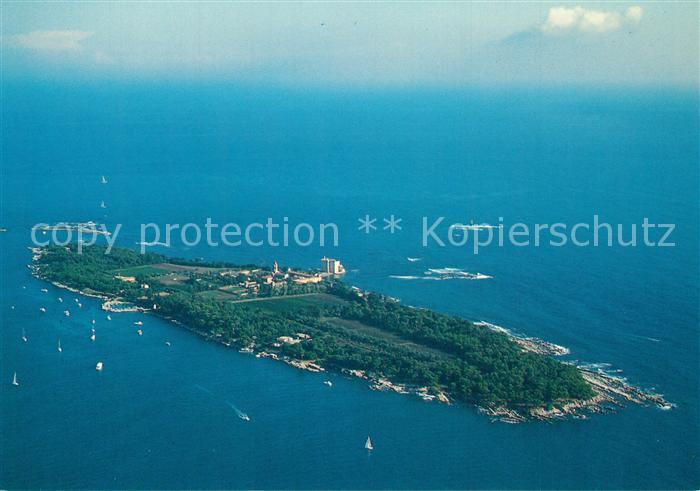 Cannes Alpes-Maritimes Ile Saint Honorat vue aérienne