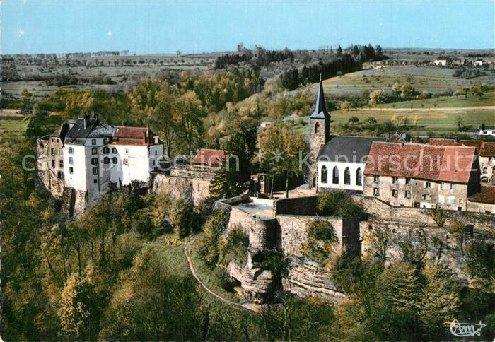 La Petite-Pierre Chateau Eglise vue aérienne