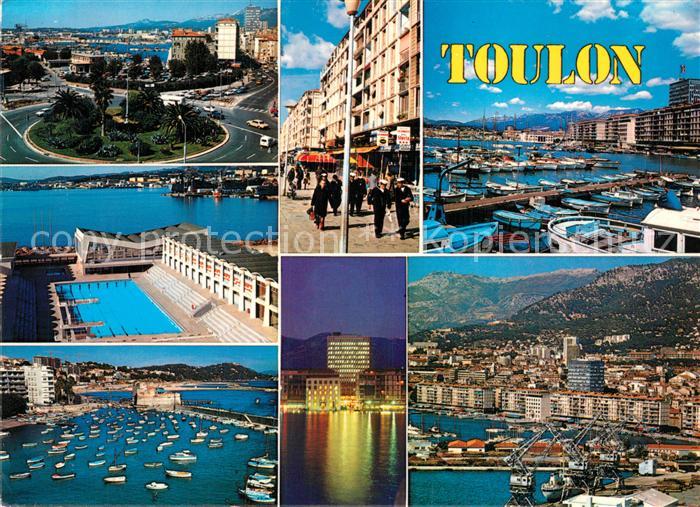 Toulon Var Vue d ensemble Port Piscine Hotels Côte d'Azur