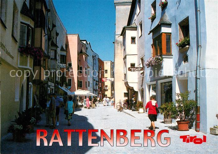 Rattenberg Tirol Fussgaengerzone Altstadt