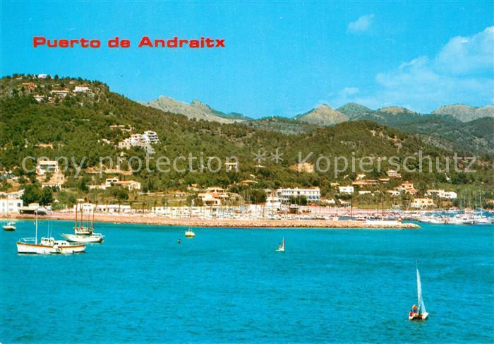 Puerto de Andraitx Ansicht vom Meer aus