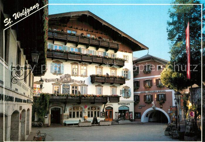 St Wolfgang Salzkammergut Marktplatz Hotel Post Romantikhotel Im Weissen Roessl