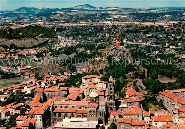 Le Puy-en-Velay Cathedrale Rocher Corneille Statue colossale de Notre Dame de Fr