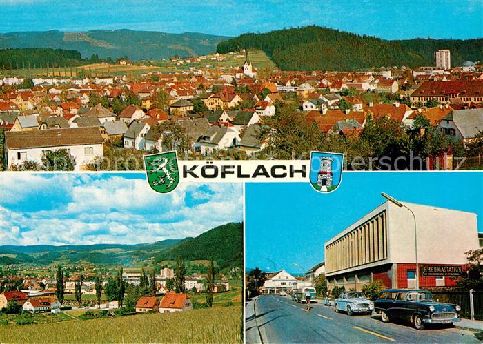 Koeflach Stadtpanorama Hauptstrasse