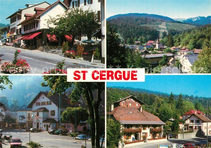 Saint-Cergues France Ortsansichten