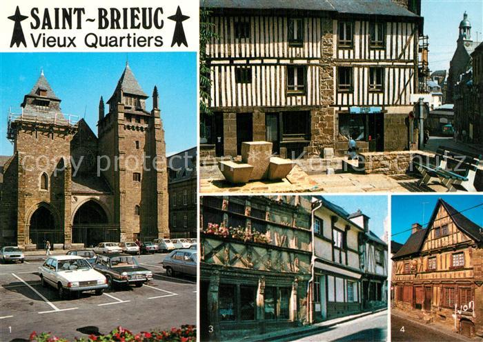 Saint-Brieuc Cotes-d Armor Cathedrale Place Louis Guilloux Vieilles Maisons