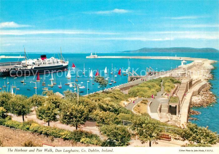 DUBLIN  Ireland The Harbour and Pier Walk Dun Laoghaire Co