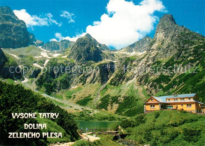 Vysoke Tatry Chata pri Zelenom Plese Cierny Stit Jastrabia Veza
