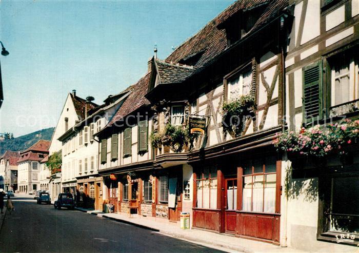 Ribeauville Haut Rhin Elsass Pfifferhüs ou Maison de l’Ave Maria dan