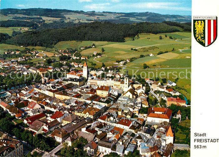 Freistadt Muehlviertel Linzer und Boehmertor Schloss Buergerhaeuser Flugplatz Fl