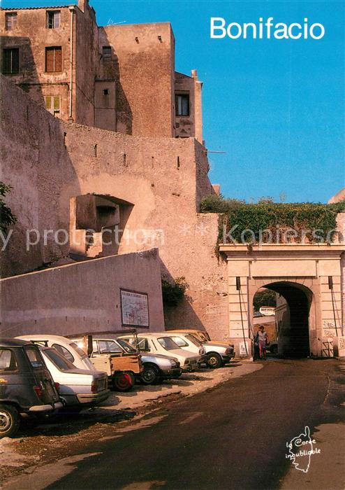 Bonifacio Corse du Sud Entree de la citadelle