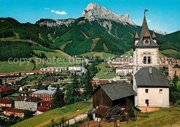 Eisenerz Steiermark mit Schichtturm und Pfaffenstein